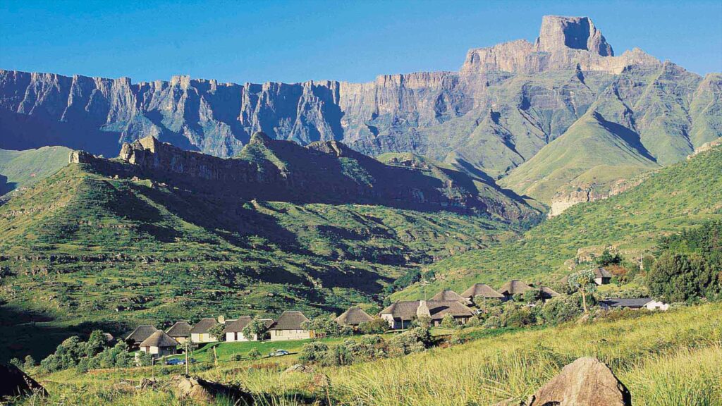 Drakensberg mountain landscape in the Eastern Seaboard region