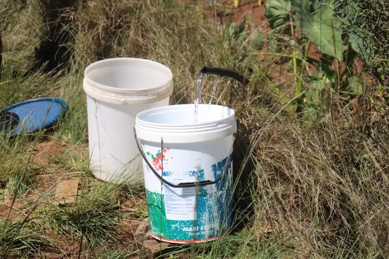 Completed water infrastructure at Mahehle Village, Ubuhlebezwe, Harry Gwala District, handed over March 2026
