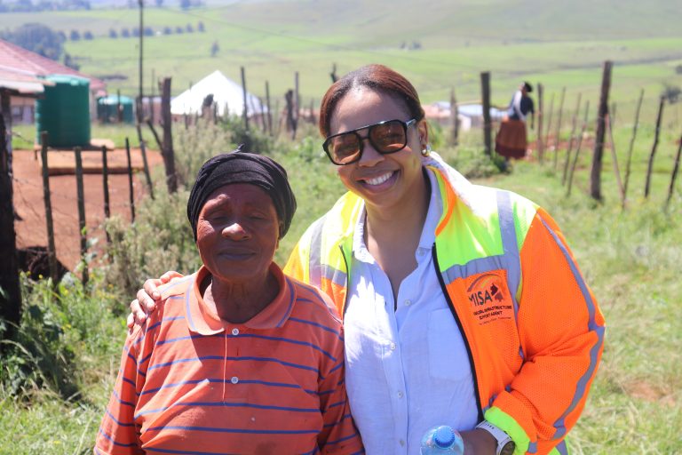 Completed water infrastructure at Mahehle Village, Ubuhlebezwe, Harry Gwala District, handed over March 2026